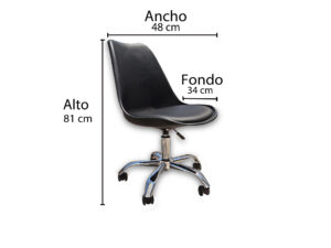 Silla Eames con Ruedas